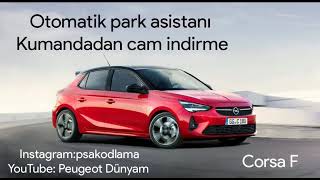 Opel Corsa f otomatik park asistanı