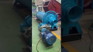 900x3000 ball mill run by 22kw ,can load 2t balls #ballmill #huahong