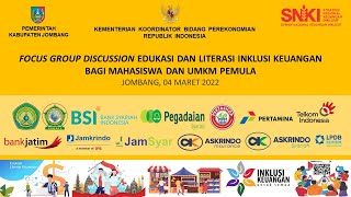 Edukasi dan Literasi Keuangan bagi Mahasiswa dan Pelaku UMKM Pemula di Jombang