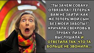 Свекровь поставила ультиматум, я с нетерпением ждала что скажет муж -