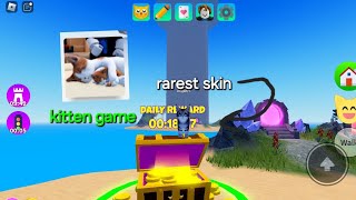 kitten games rarest skin is bob cat kitten game part 1