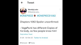 Unconfirmed one piece chapter 1062 spoilers : revealed vegapunk just like pain in manga naruto