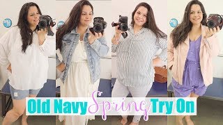 Old Navy Spring Try On | Plus Size Inside the Dressing Room