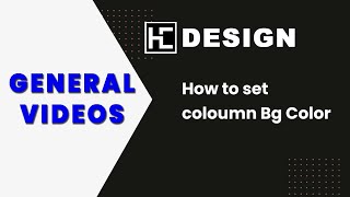 How to set coloumn Bg Color