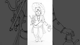 #youtubeshorts #muralpainting #shortvideos #krishna #devotional #spirituality #viral #art #sketch