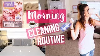 FALL MORNING CLEANING ROUTINE // SAHM Clean With Me