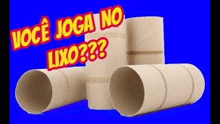 IDEIA COM ROLO DE PAPEL HIGIÊNICO