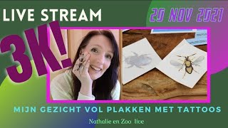 3k  Gezicht Vol Tattoos