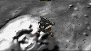 Apollo 11 Landing in Eagle Lander 3D