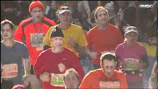 Mark Messier Runs The NYC Marathon