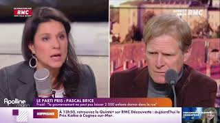 RMC- Alerte de Pascal Brice sur les enfants à la rue et réponse du ministre Olivier Klein