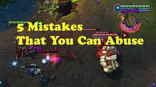 League of Legends 5 Mistakes That You Can Abuse