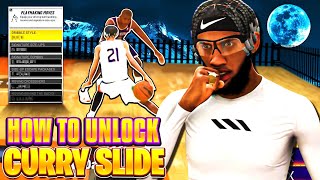 *NEW* CURRY SLIDE ANIMATION ON NBA 2K22 MOST OVERPOWERED MOVE BACK! (GAMEBREAKING) BEST SIGS!