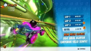 Crash Team Racing Nitro-Fueled. Drive thru danger Velo ghost