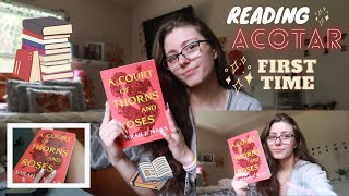 Romance book lover reads acotar for the first time