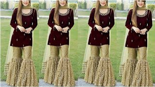 Sharara/garara for partywear || Pakistani sharara/garara design (2020-2021)❤💯💯