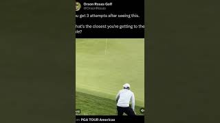 Incredible golf shot sideways through the rough 🎥:X/PGATOURAmericas #golf #golfshot #golfshots