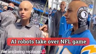 Real Robots or Humans | Robots or Humans at NFL Ground For Film Promotion