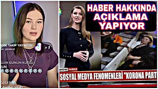 Ceren Yaldız Show tv'deki haberin açıklamasını yapıyor