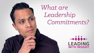 What are Leadership Commitments?