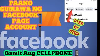 Paano Gumawa ng FACEBOOK Page Account / Gamit Ang CELLPHONE 📱 Android @BALofficialTV18B