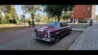 1963 Mercedes-Benz 220 SE Coupe in Red with Engine Sounds