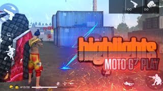 Motivacional!!! ✓highlights moto g7 play✓ Free fire✓!!!