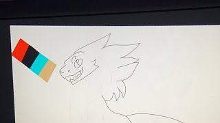 Drawing furry raptor! Nobody’s ever gonna see this.