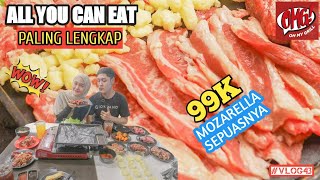 ENAK BANGET !! ALL YOU CAN EAT DAGING WAGYU SEPUASNYA FREE MOZARELLA di OH MY GRILL INDO | VLOG #43