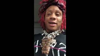 Trippe Redd On IG Live with his girlfriend