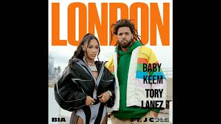 BIA & J. Cole - LONDON (Remix) ft. Tory Lanez & Baby Keem (Audio)