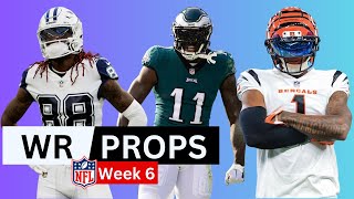 NFL WR's to Target in Week 6 | NFL Week 6 Predictions | NFL Week 6 Best Picks | NFL Player Props