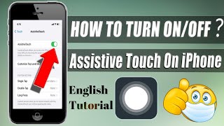 How To On / Off Assistive Touch on iPhone (Enable / Disable) #settings_bd #iphone English tutorial