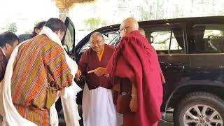 His Holiness Kyabgon Sakya Gongma Trichen Rinpoche Visited Zhiwa Ling Heritage Hotel Paro, Bhutan