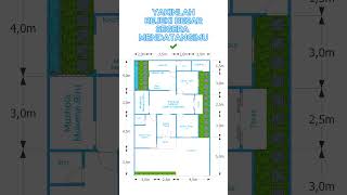 YAKINLAH REJEKI BESAR SEGERA MENDATANGIMU ✔ Denah Rumah 10x15 meter #shorts #rumah