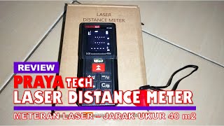 Unboxing & Review Prayatech Laser Distance Meter | Meteran Laser | Alat meteran digital for Properti