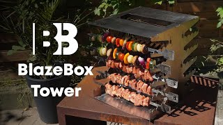 BlazeBox Tower | Grillturm für perfekte Grillspieße