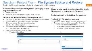 IBM Spectrum Protect Plus 10.1.6 – File System Backup and Restore - Demo