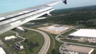 Landing at Indianapolis International Airport