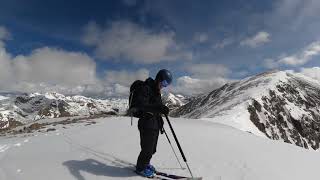 Skiing Independence Pass June 4th