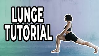 How To Do A Dancer's Lunge [ Dance Flexibility Tutorial For Absolute Beginners ]