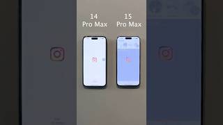 Instagram Testi ! | iPhone 15 Pro Max vs iPhone 14 Pro Max #shorts