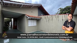 (VENDIDO) CASA A 400M DO MAR! EXCELENTE CASA USADA LADO PRAIA EM TERRENO 5X30 EM ITANHAEM-SP