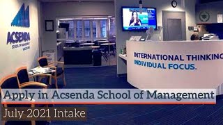 Acsenda School of Management: July 2021 | Vancouver | British Columbia | BC | Canada | Apply Global