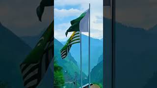 Pakistan & Azad Kashmir Flag Neelam Velley #pakistan #azadkashmir #azadkashmirtourism