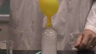 Blowing Up a Balloon Using a Chemical Reaction