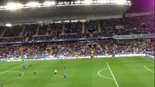 Malaga v Porto, the atmosphere at La Rosaleda