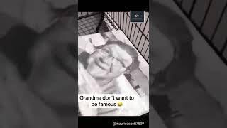 GRANDMA SEES HERSELF IN A STORE #HilariousReaction #GrandmaGoals #UnexpectedFame #ViralMoments