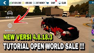 TUTORIAL OPEN WORLD SALE NEW VERSI CAR PARKING MULTIPLAYER 4.8.18.3