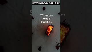 "Three can keep a SECRET...🤦‍♀️#shorts #shortsvideo #motivation #psychology